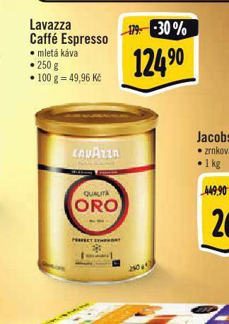 Albert Lavazza caffé espresso nabídka