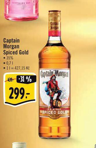 Albert Captain morgan spiced gold nabídka