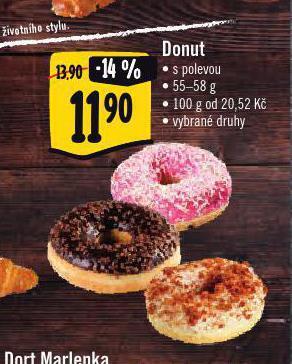 Albert Donut nabídka