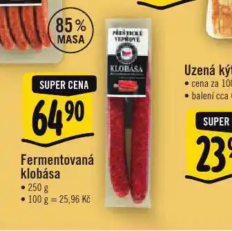 Albert Fermentovaná klobása nabídka