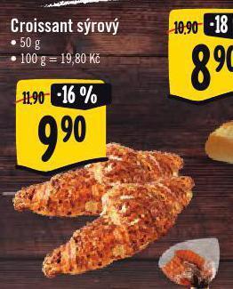 Albert Croissant sýrový nabídka