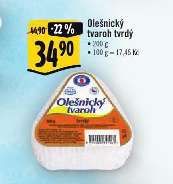 Albert Olešnický tvaroh tvrdý nabídka