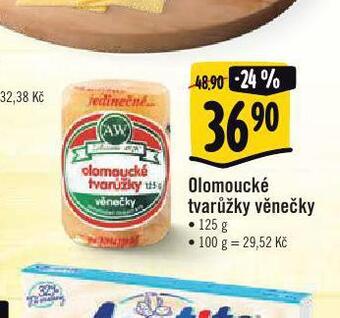 Albert Olomoucké tvarůžky věnečky nabídka