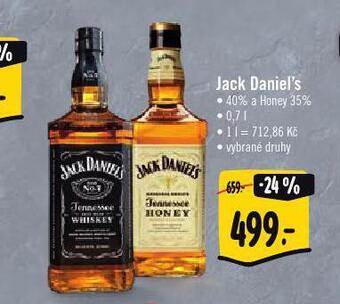 Albert Jack daniel´s nabídka