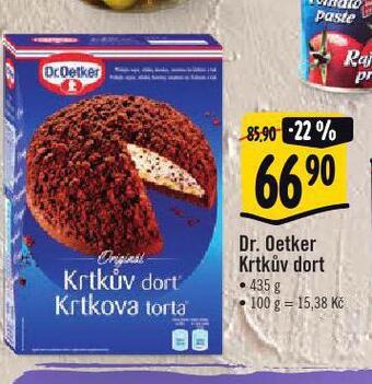 Albert Dr. oetker krtkův dort nabídka