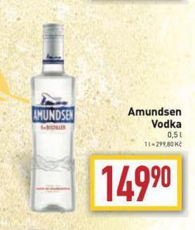 Billa Amundsen vodka nabídka