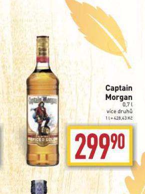 Billa Captain morgan nabídka