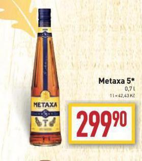Billa Metaxa 5* nabídka