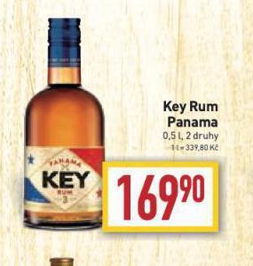 Billa Key rum panama nabídka