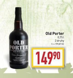 Billa Old porter nabídka
