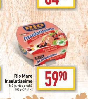 Billa Rio mare insalatissime nabídka