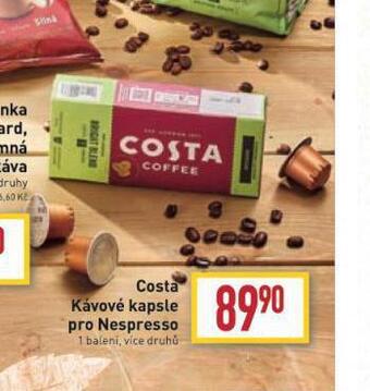 Billa Kávové kapsle costa nabídka
