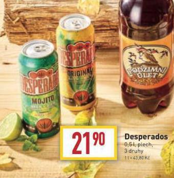 Billa Desperados nabídka