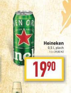 Billa Pivo heineken nabídka