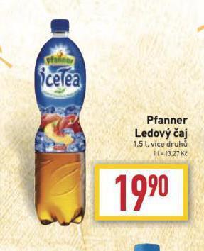 Billa Pfanner ledový čaj nabídka