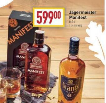 Billa Jagermeister manifest nabídka
