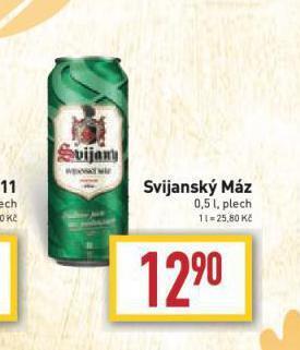 Billa Pivo svijanský máz nabídka