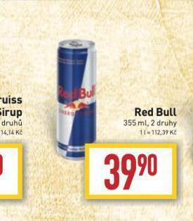 Billa Red bull nabídka