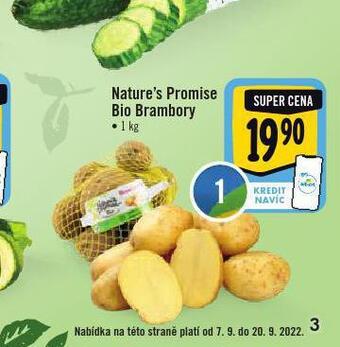 Jip Bio brambory nabídka