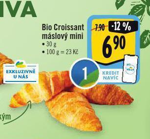 Jip Bio croissant máslový mini nabídka