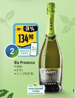 Jip Bio prosecco nabídka