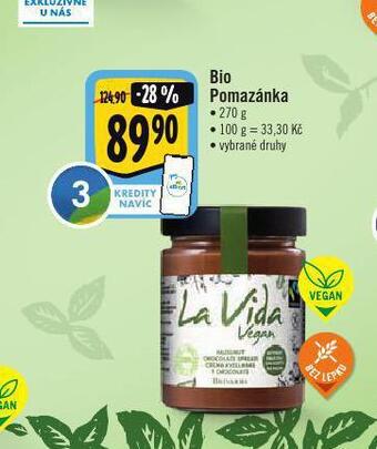 Jip Bio pomazánka nabídka