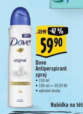Albert Dove antiperspirant nabídka