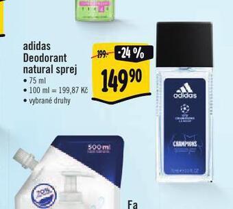 Albert Adidas deodorant nabídka