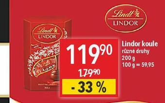 Globus Lindor koule nabídka