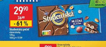 Globus Orion studentská pečeť nabídka