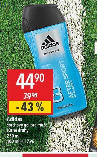 Globus Adidas sprchový gel nabídka