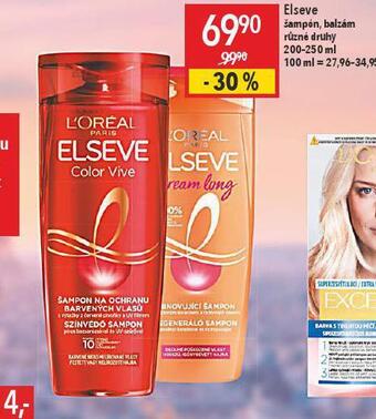 Globus Loreal elseve šampon, balzám nabídka