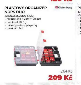 Auto Kelly Plastový organizér nors duo nabídka