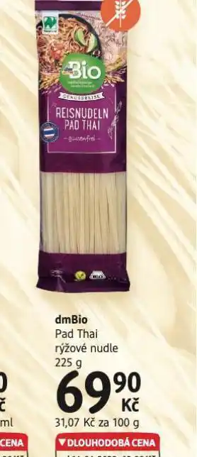 Dmbio pad thai rýžové nudle