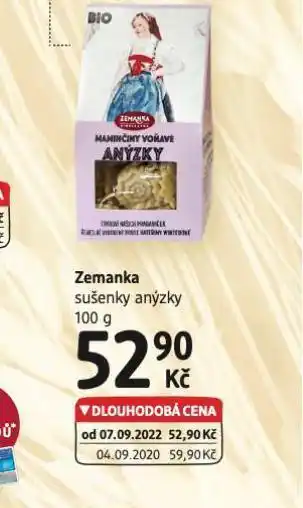 dm drogerie Zemanka sušenky anýzky nabídka
