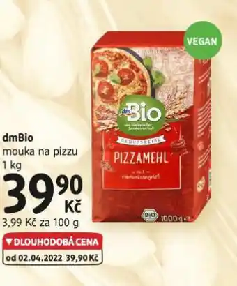 dm drogerie Dmbio mouka na pizzu nabídka