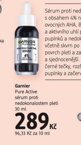 dm drogerie Garnier pure active sérum nabídka