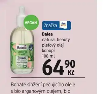 dm drogerie Balea pleťový olej nabídka