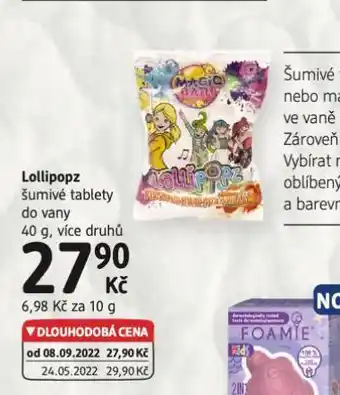 Lollipopz šumivé tablety