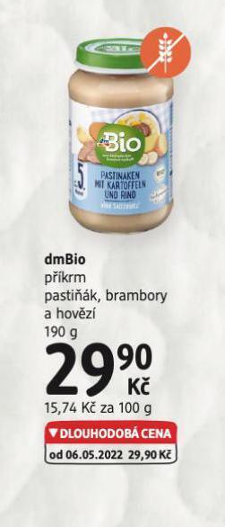 dm drogerie Dmbio příkrm nabídka