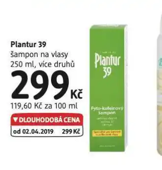 dm drogerie Plantur 39 šampon nabídka