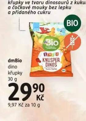 dm drogerie Dmbio dino křupky nabídka