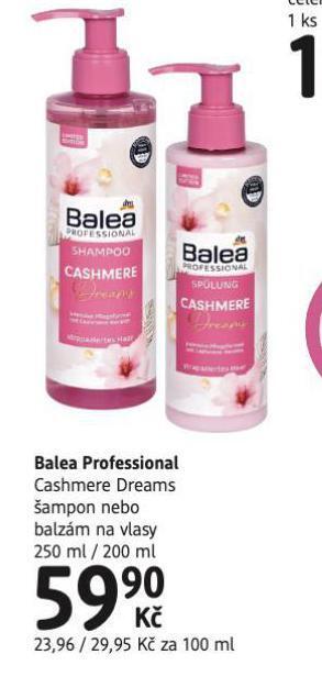 dm drogerie Balea professional šampon, balzám nabídka