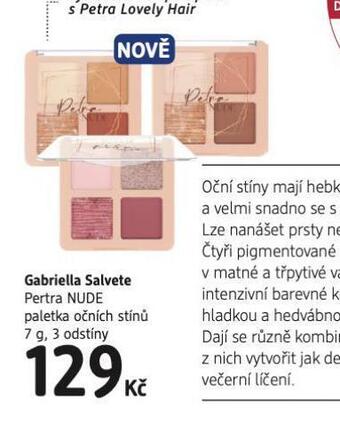 dm drogerie Gabriella salvete paletka očních stínů nabídka