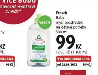 dm drogerie Frosch baby mycí prostředek na dětské potřeby nabídka