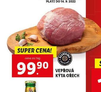 Lidl Vepřová kýta ořech nabídka