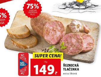 Lidl Řeznická tlačenka nabídka