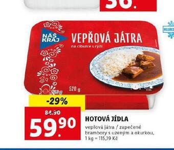 Lidl Hotová jídla nabídka