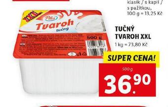 Lidl Tučný tvaroh nabídka