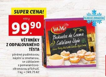 Lidl Větrníky z odpalovaného těsta nabídka